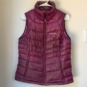Columbia Women's Gold 650 Turbodown Vest Purple M